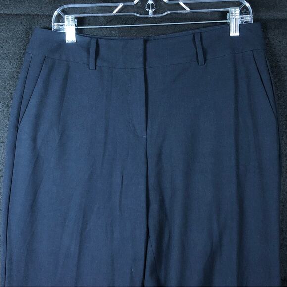 Ann Taylor Factory Womens Pants Blue Mid Rise Straight Stretch 6 - Picture 2 of 12